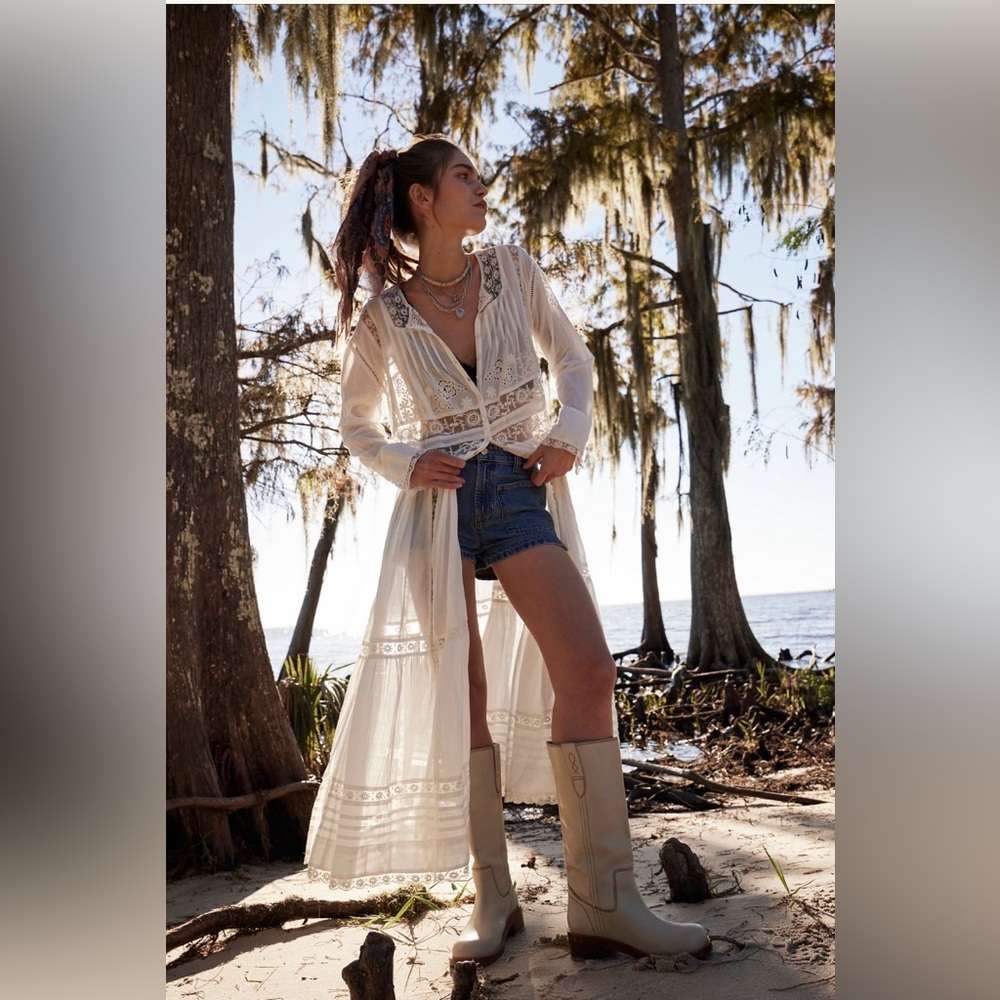 NWT Free People Keepsake Maxi Top